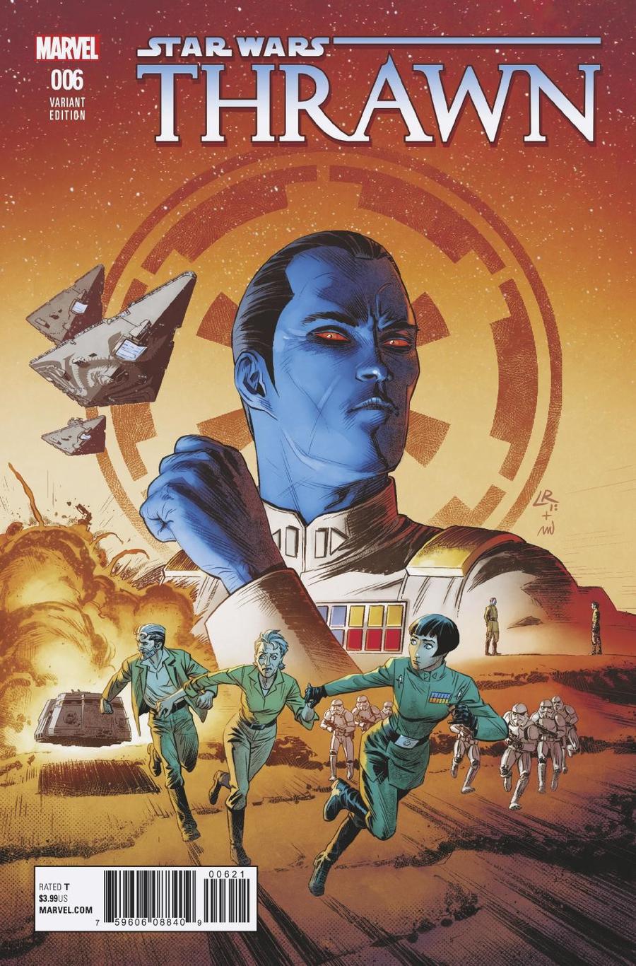 Star Wars Thrawn #6 Cover B Incentive Luke Ross Variant Cover