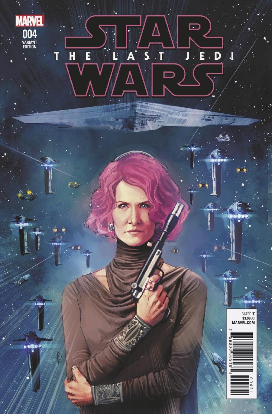 Star Wars Last Jedi Adaptation #4 Cover B Incentive Rod Reis Variant Cover