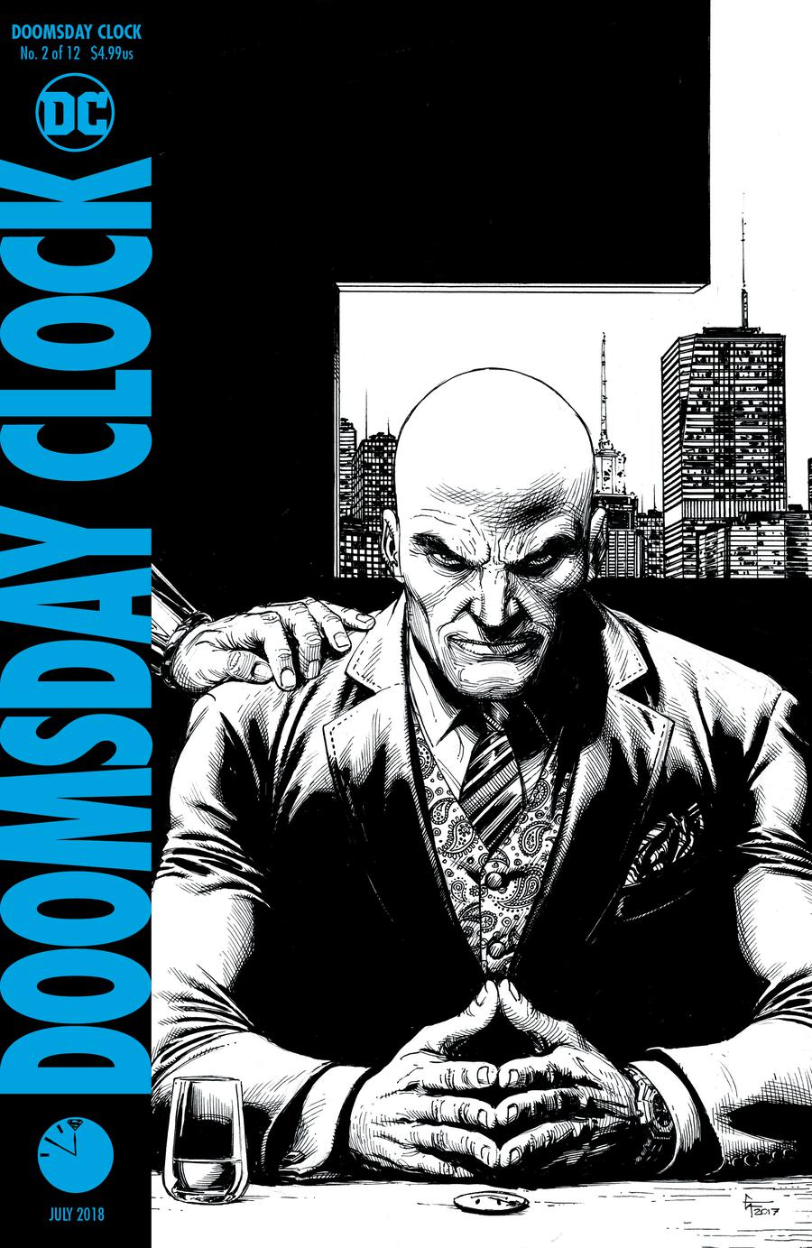 Doomsday Clock #2 Cover C 2nd Ptg Variant Gary Frank Cover