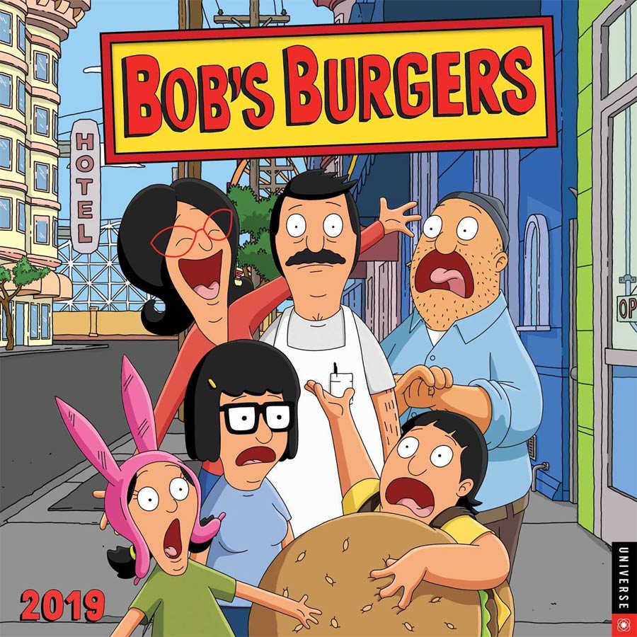 Bobs Burgers 2019 12x12-inch Wall Calendar