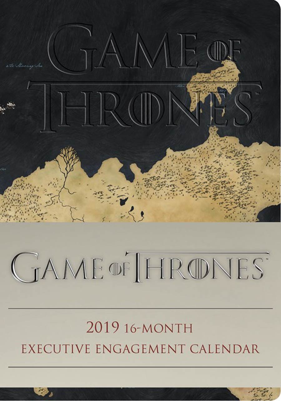 Game Of Thrones 2019 5x7-inch Engagement Calendar