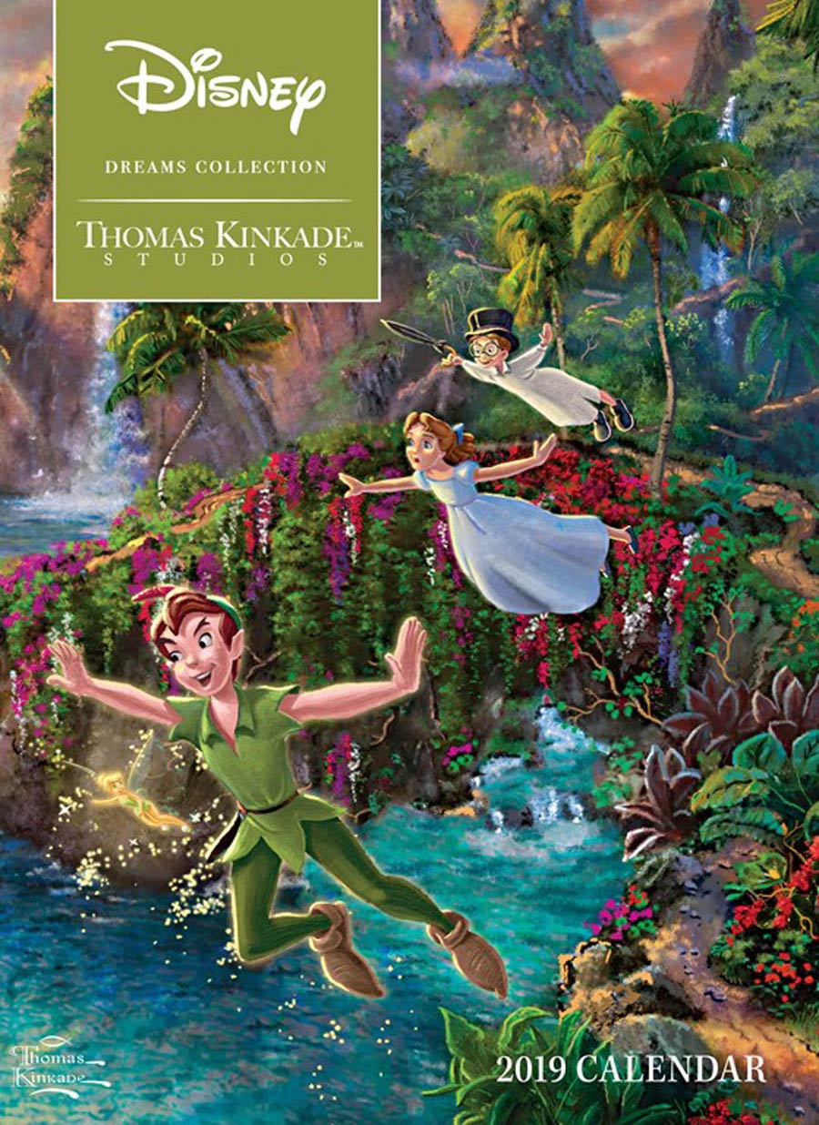 Thomas Kinkade Studios Disney Dreams Collection 2019 6x9-inch Engagement Calendar