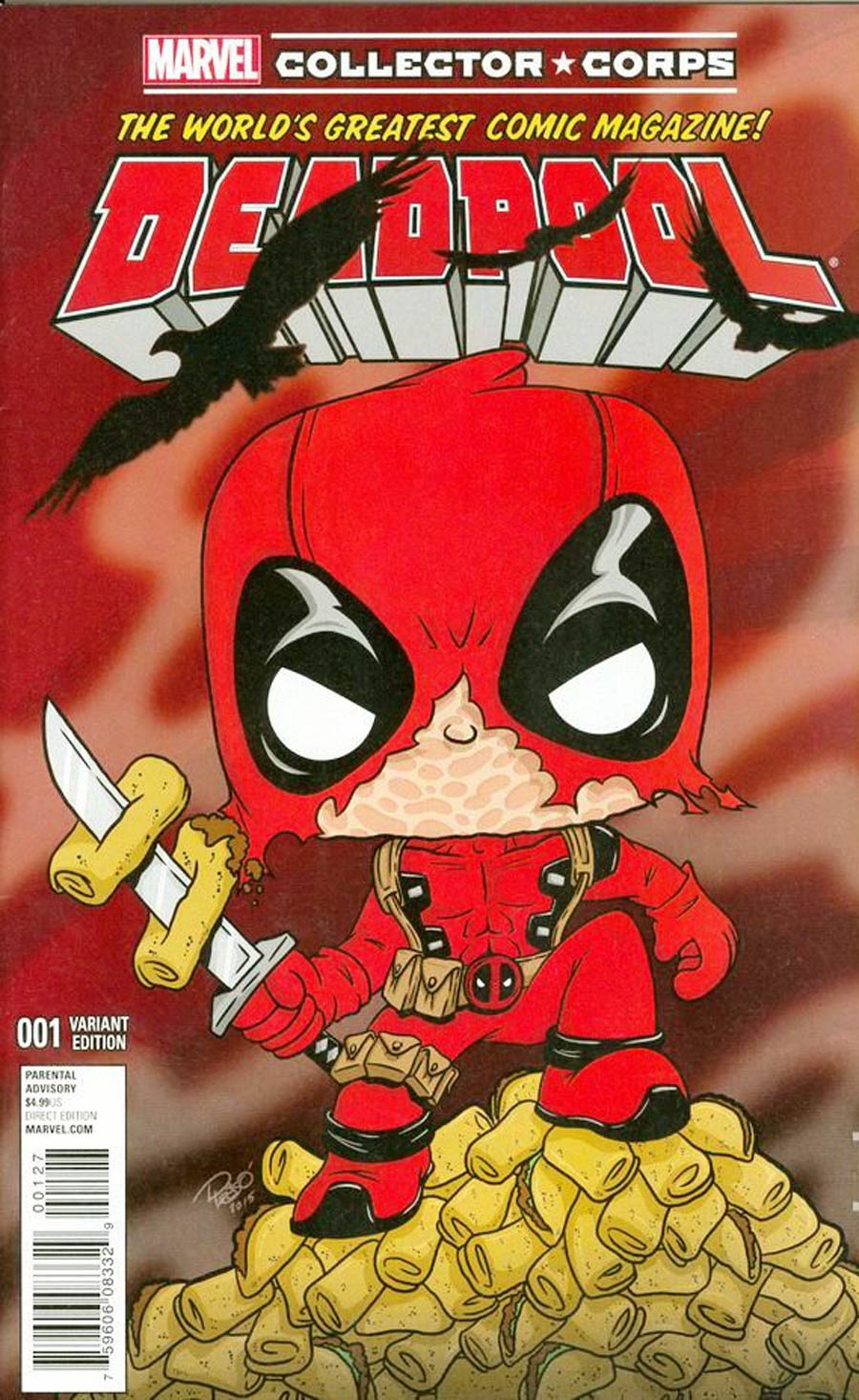 Deadpool Vol 5 #1 Cover O Marvel Collectors Corps Variant Cover