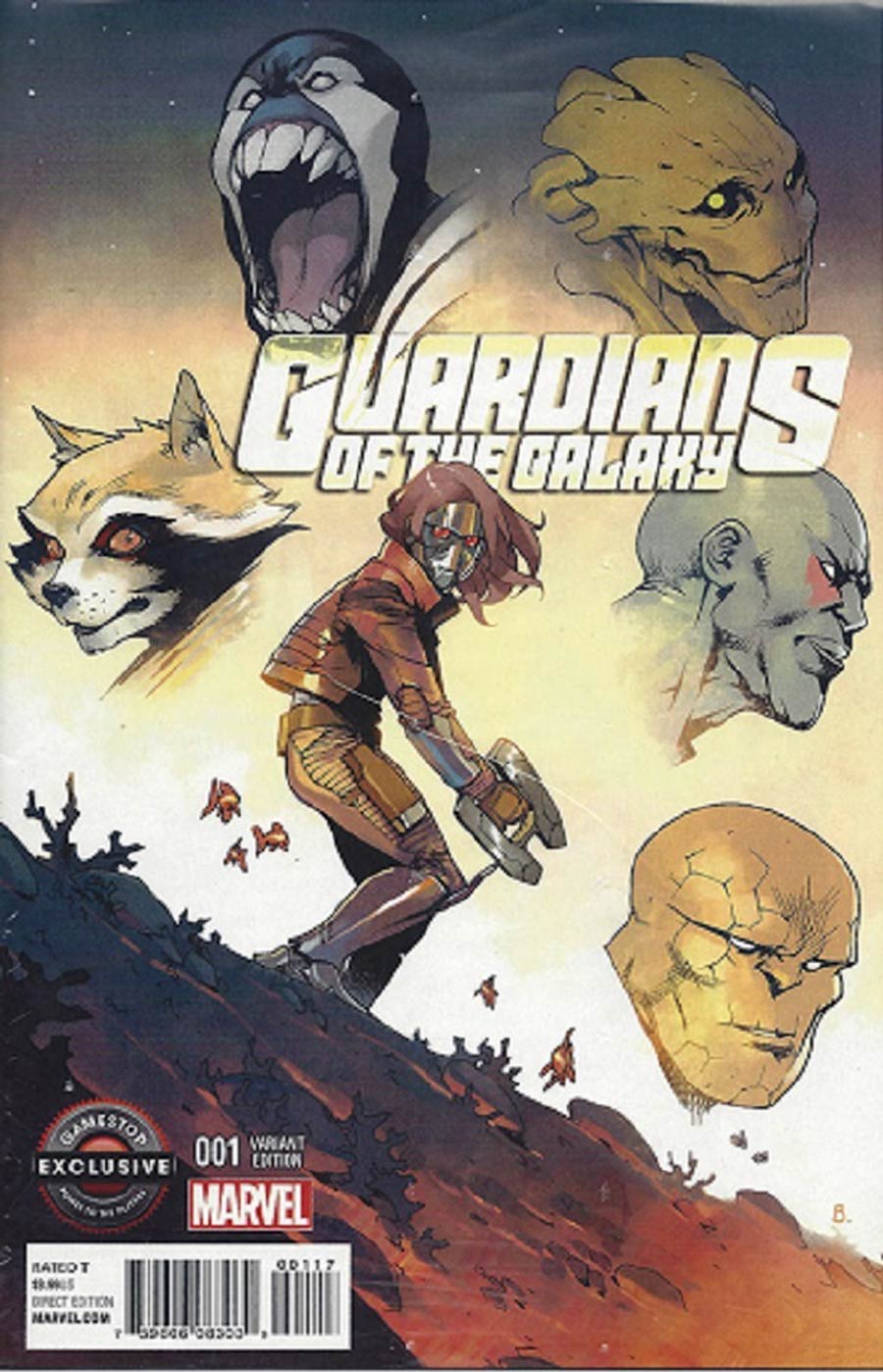 Guardians Of The Galaxy Vol 4 #1 Cover K Gamestop Variant Cover