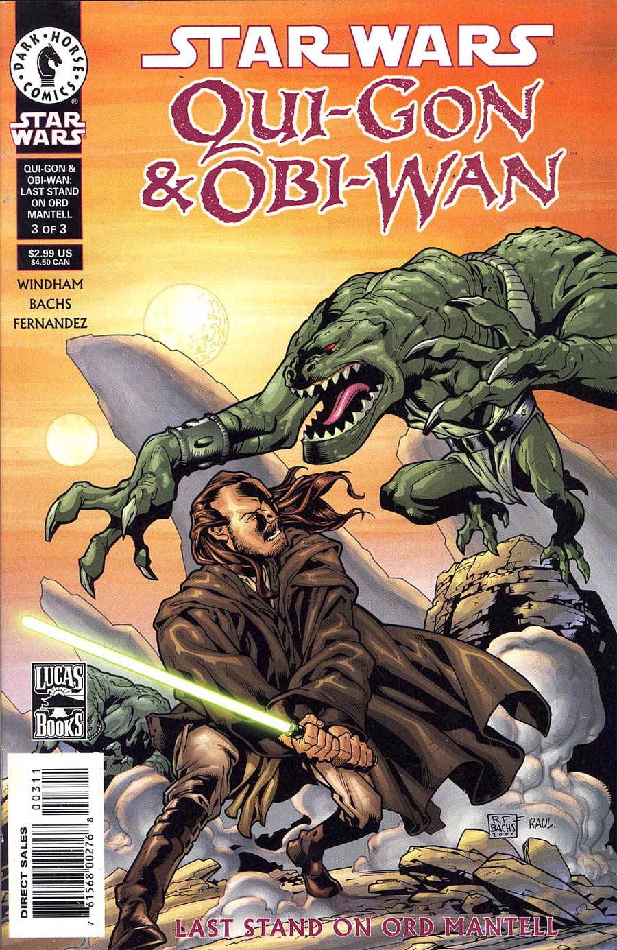 Star Wars Qui Gon & Obi Wan Last Stand On Ord Mantell #3 Cover A Regular Cover