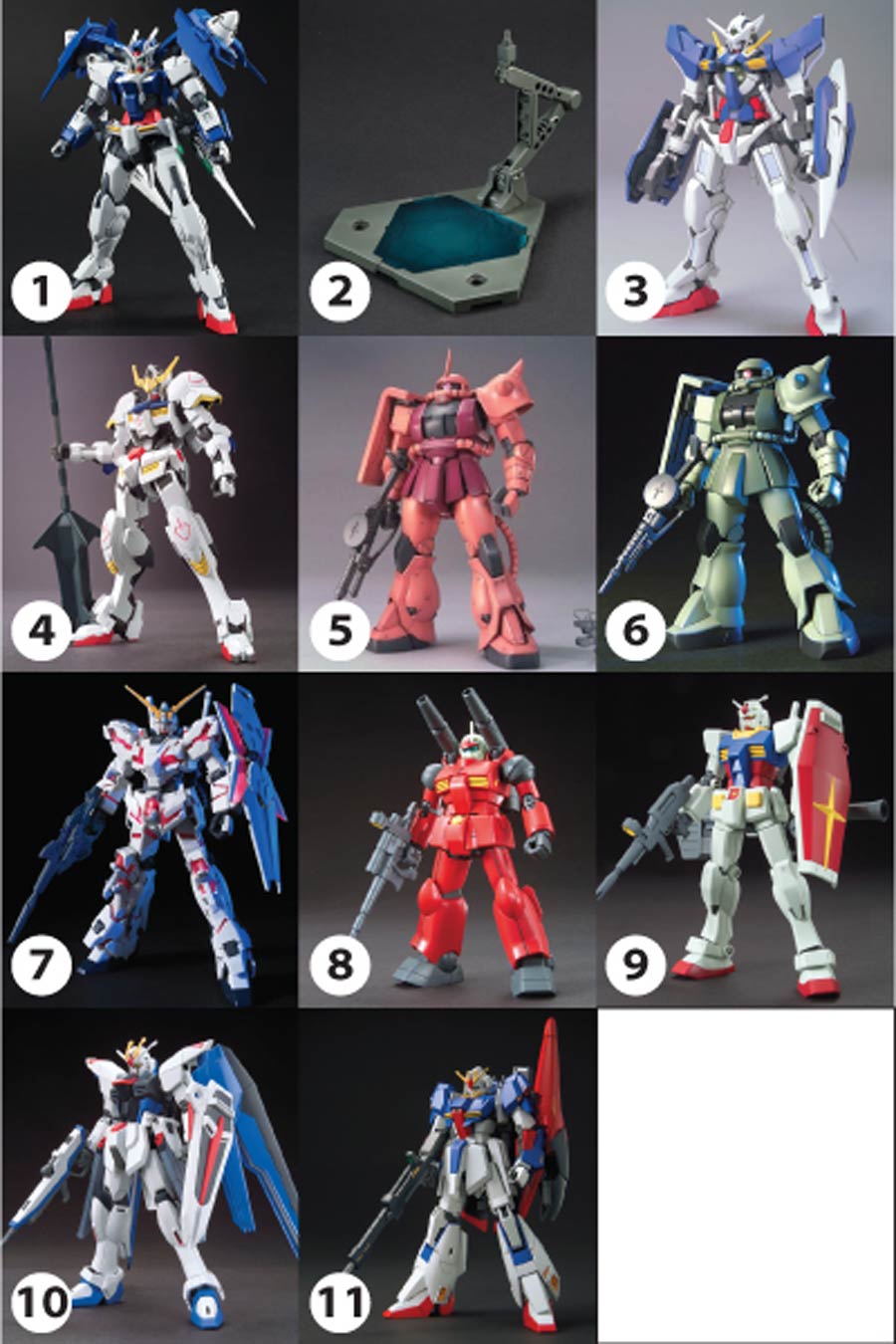 Gundam Kit Assortment - High Grade Builders #1 (32-Piece Assortment)