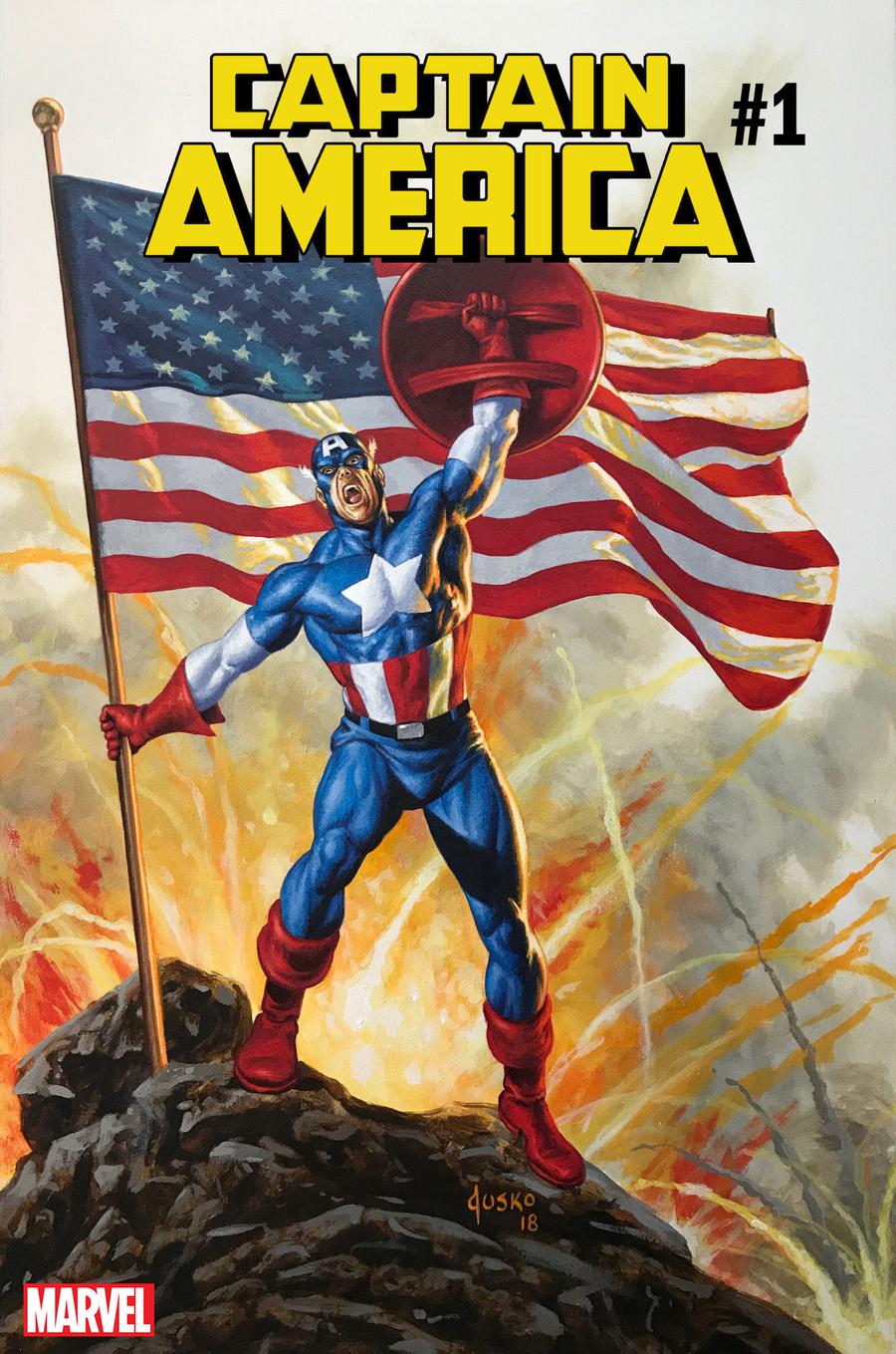 Captain America Vol 9 #1 Cover C Variant Joe Jusko Cover