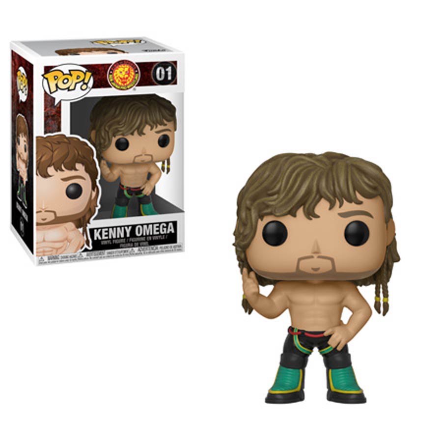 POP Wrestling 01 Bullet Club Kenny Omega Vinyl Figure
