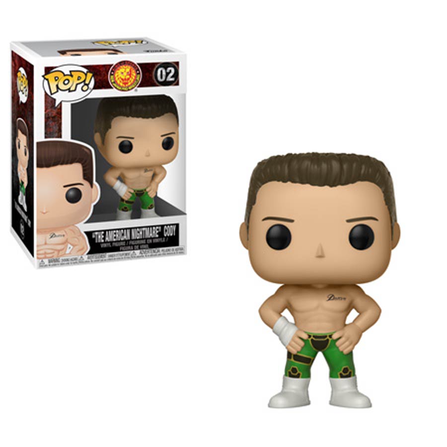 POP Wrestling 02 Bullet Club American Nightmare Cody Vinyl Figure