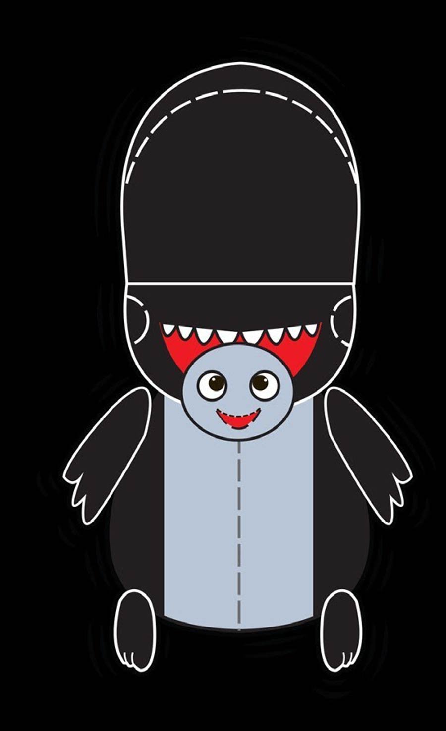 Alien Xenomorph HugMe Plush