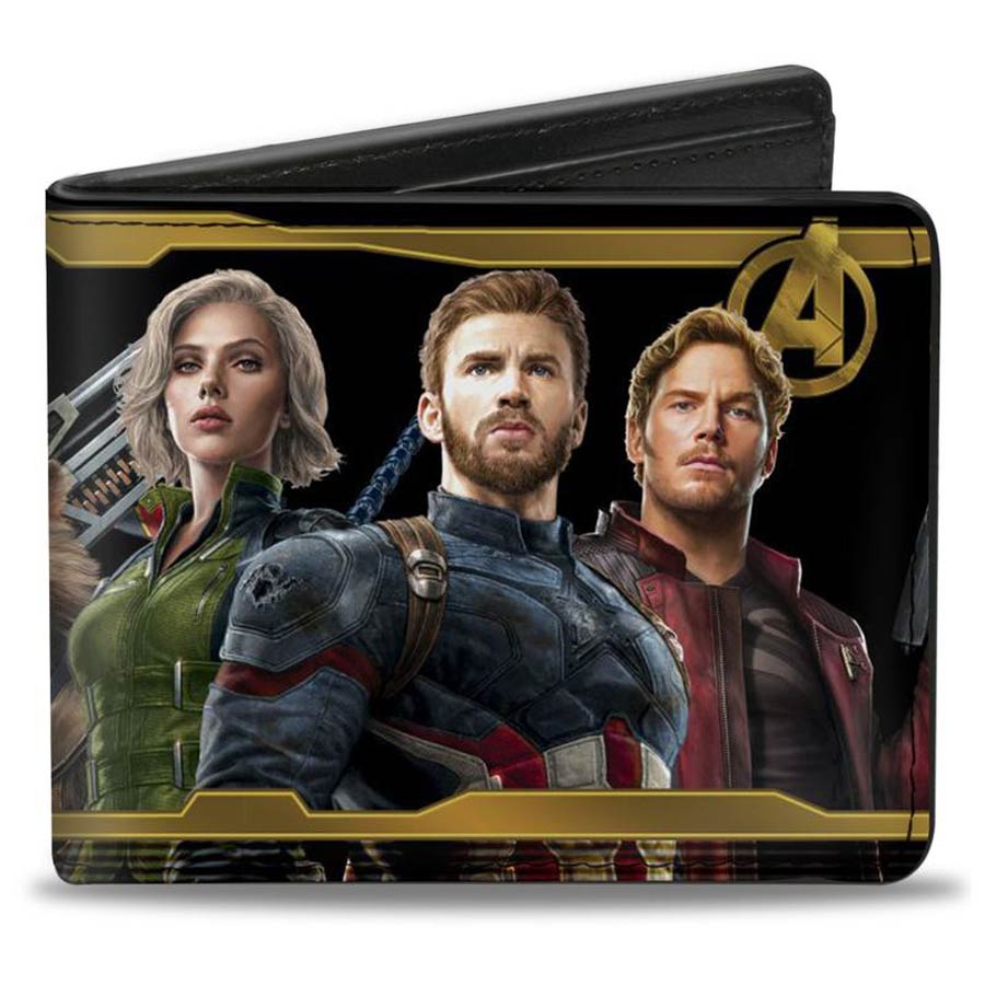 Avengers Infinity War Bi-Fold Wallet - 7 Hero Lineup
