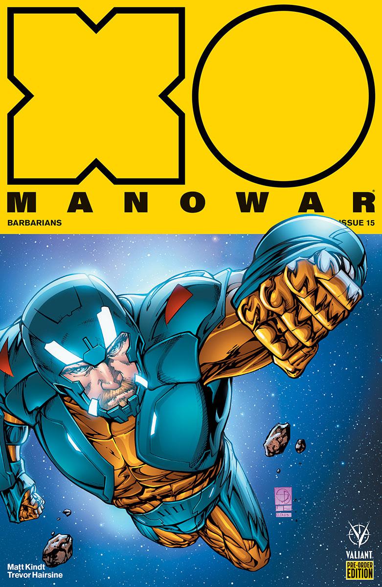 X-O Manowar Vol 4 #15 Cover C Variant Shane Davis Cover