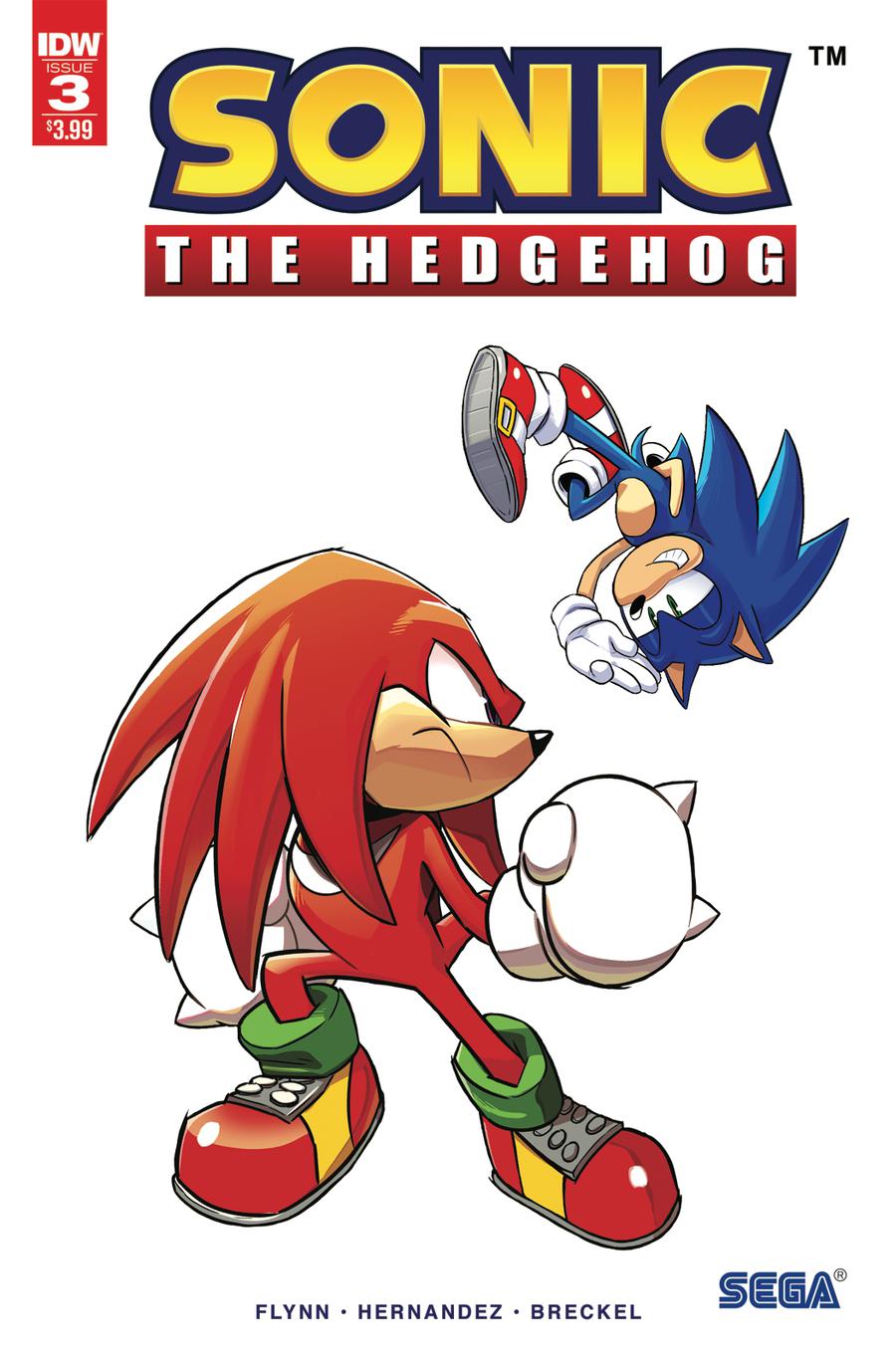 Sonic The Hedgehog Vol 3 #3 Cover E 2nd Ptg Variant Tyson Hesse Cover