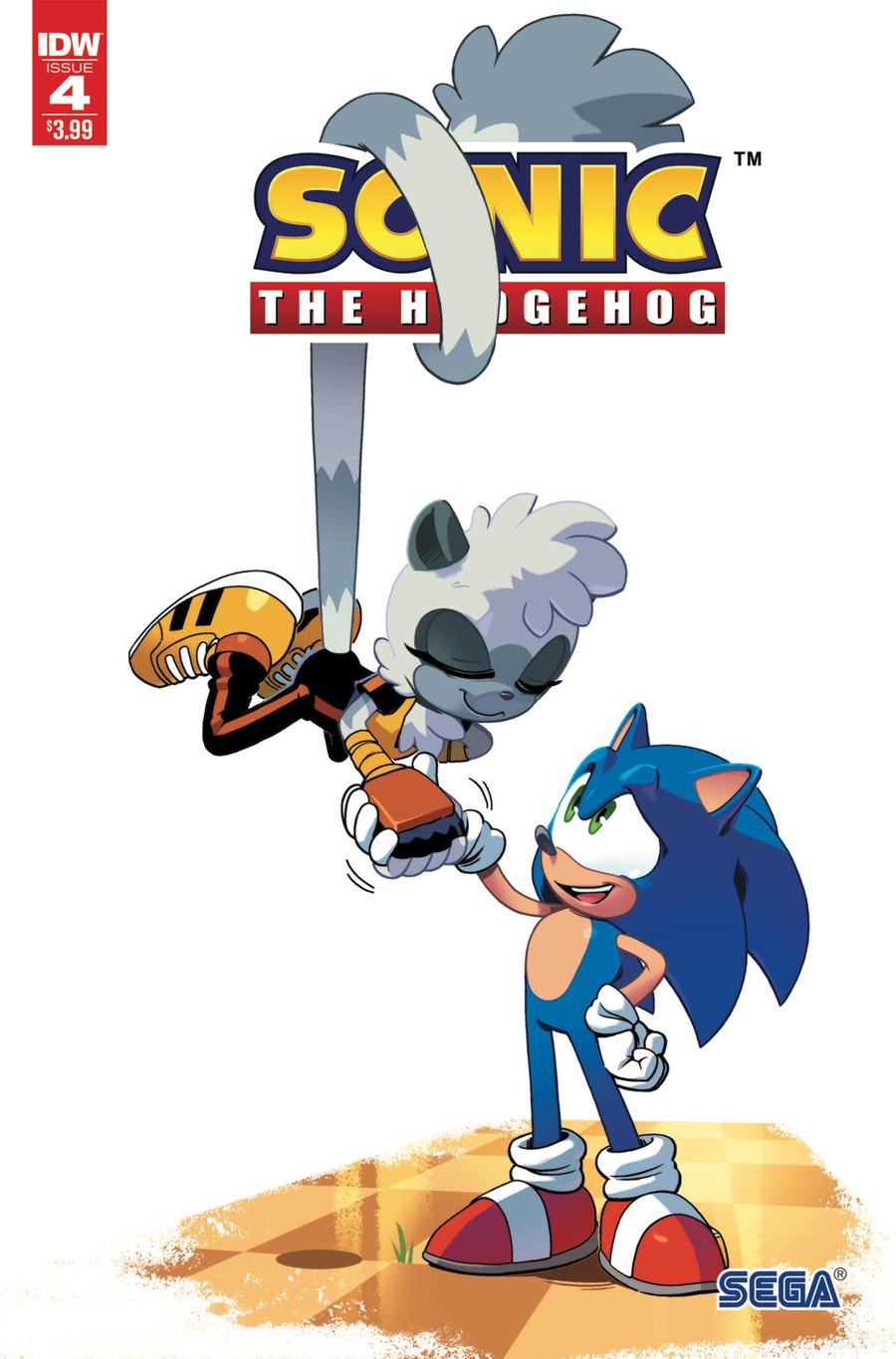Sonic The Hedgehog Vol 3 #4 Cover E 2nd Ptg Variant Tyson Hesse Cover