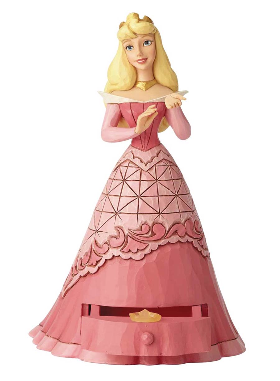 Disney Traditions Sleeping Beauty With Tiara Charm Figurine