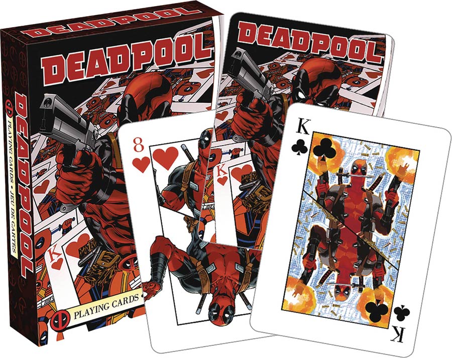 Deadpool Mirror Playing Cards
