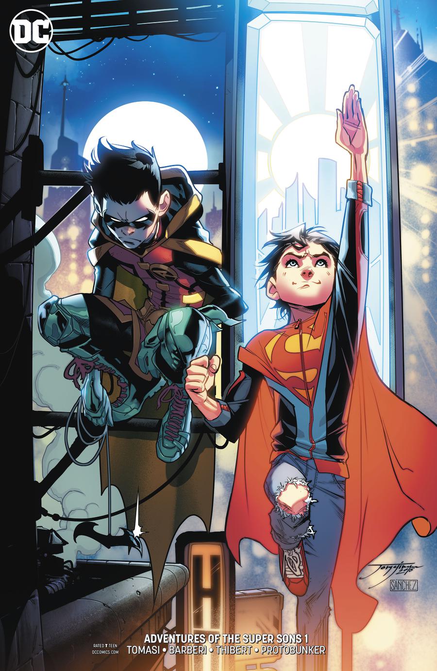 Adventures Of The Super Sons #1 Cover B Variant Jorge Jimenez Cover