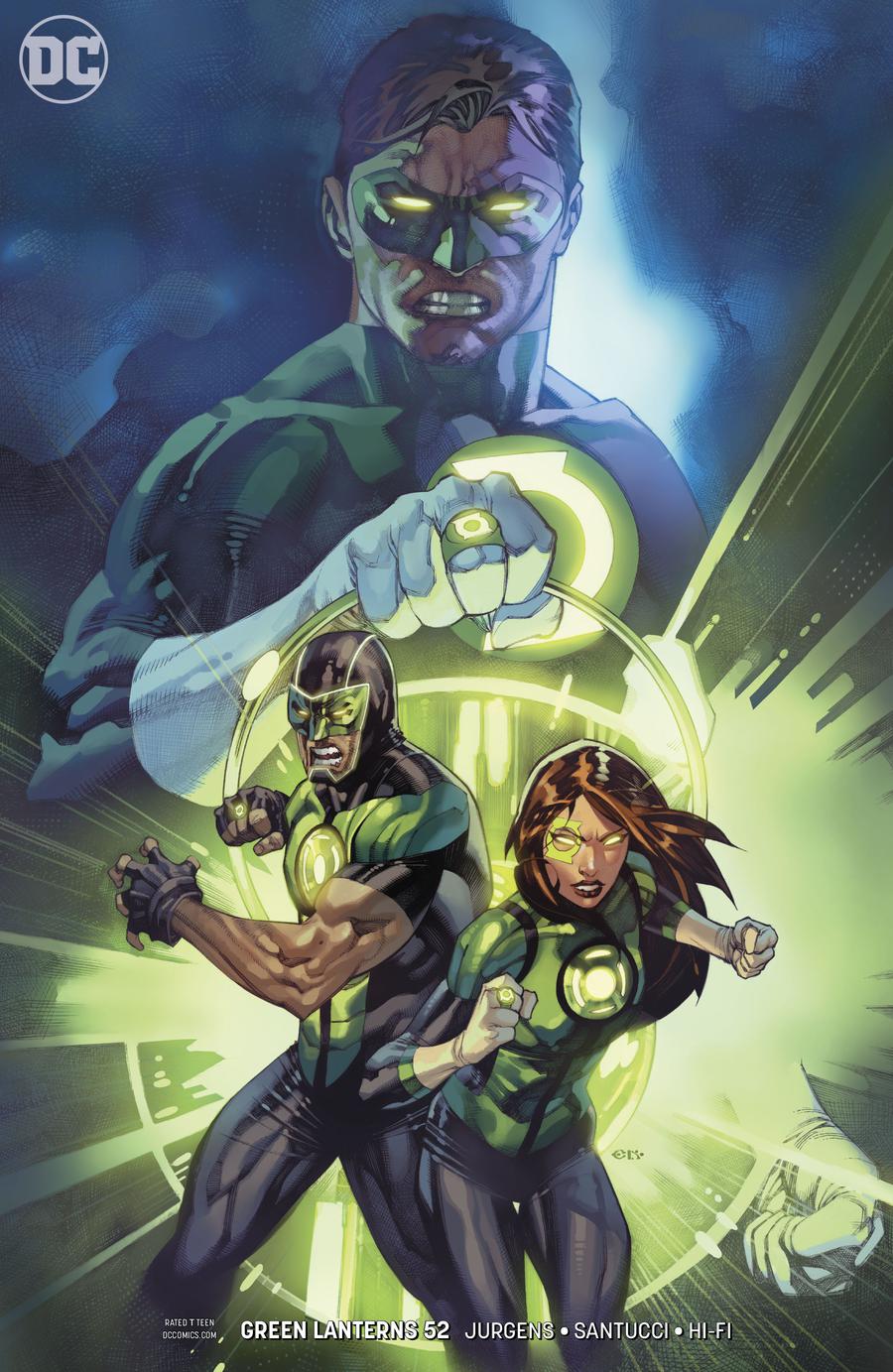 Green Lanterns #52 Cover B Variant Chris Stevens Cover