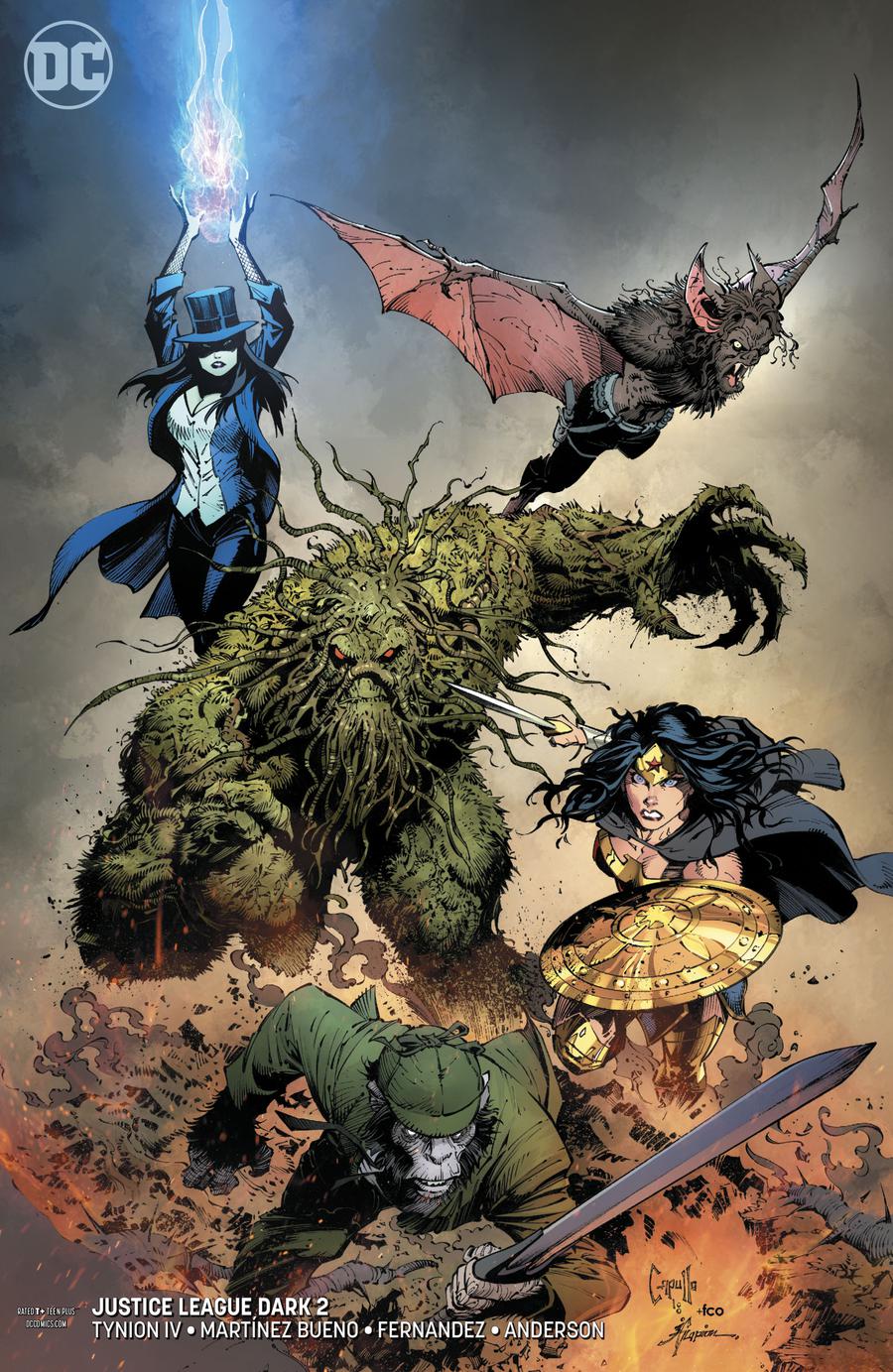 Justice League Dark Vol 2 #2 Cover B Variant Greg Capullo & Jonathan Glapion Cover