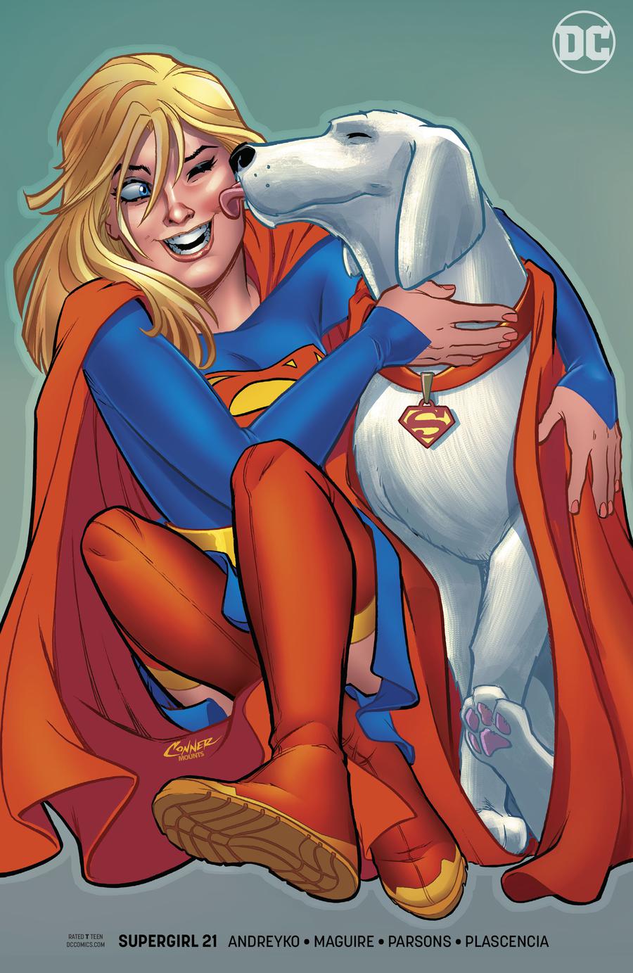 Supergirl Vol 7 #21 Cover B Variant Amanda Conner Cover