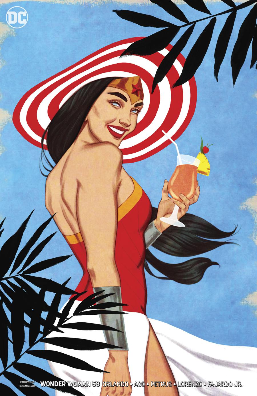 Wonder Woman Vol 5 #53 Cover B Variant Jenny Frison Cover