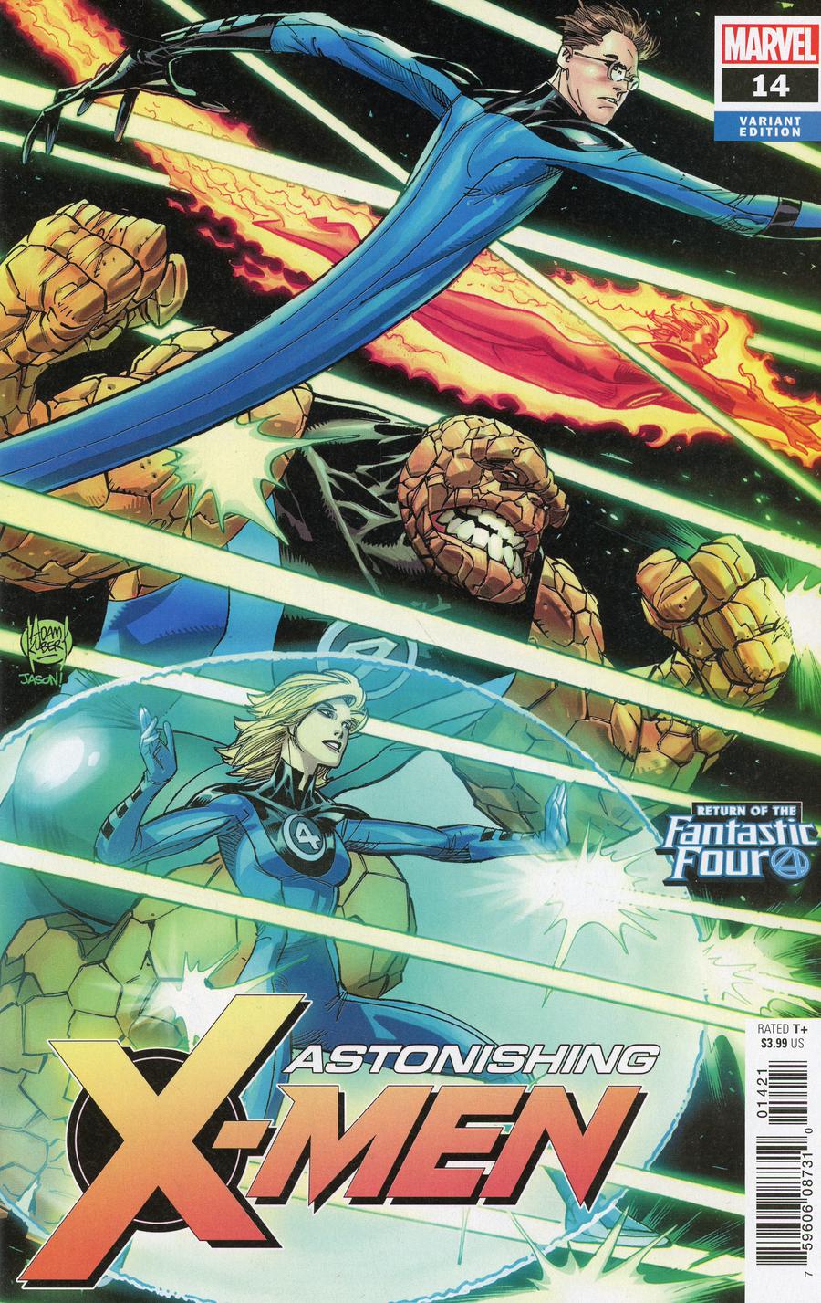 Astonishing X-Men Vol 4 #14 Cover B Variant Adam Kubert Return Of The Fantastic Four Cover