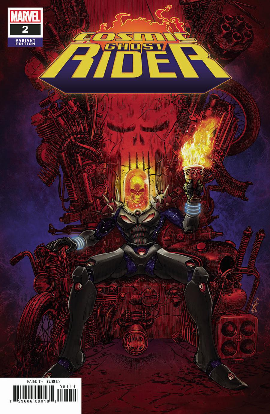 Cosmic Ghost Rider #2 Cover B Variant Superlog Cover