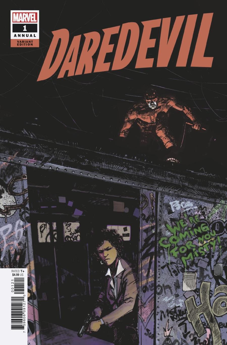 Daredevil Vol 5 Annual #1 2018 Cover B Variant Gerardo Zaffino Cover