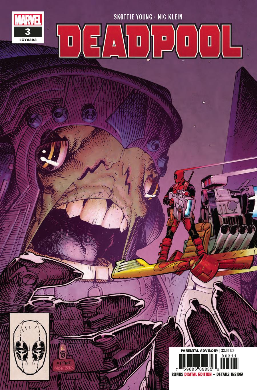 Deadpool Vol 6 #3 Cover A Regular Nic Klein Cover