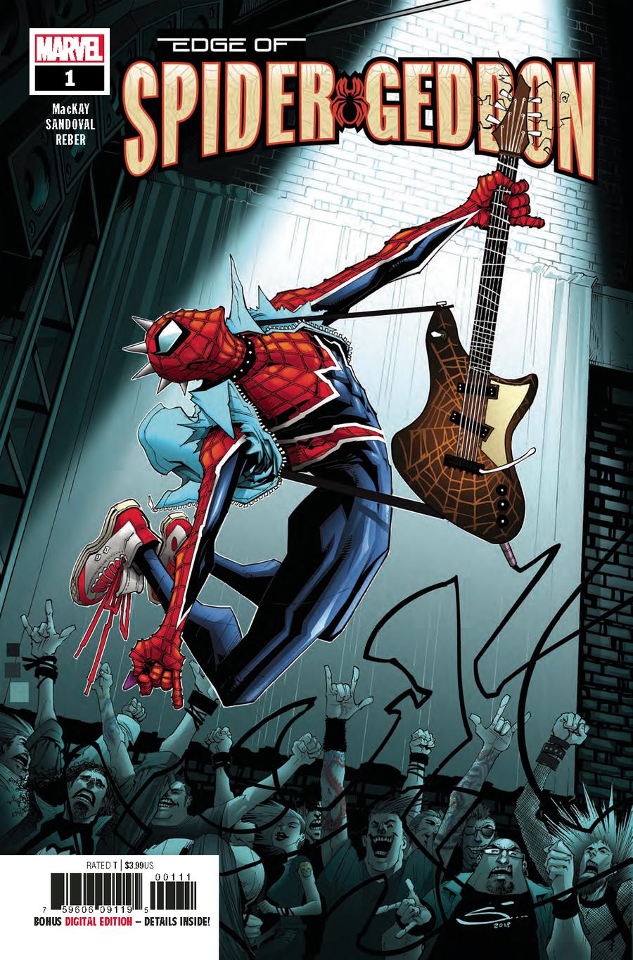Edge Of Spider-Geddon #1 Cover A 1st Ptg Regular Gerardo Sandoval Cover