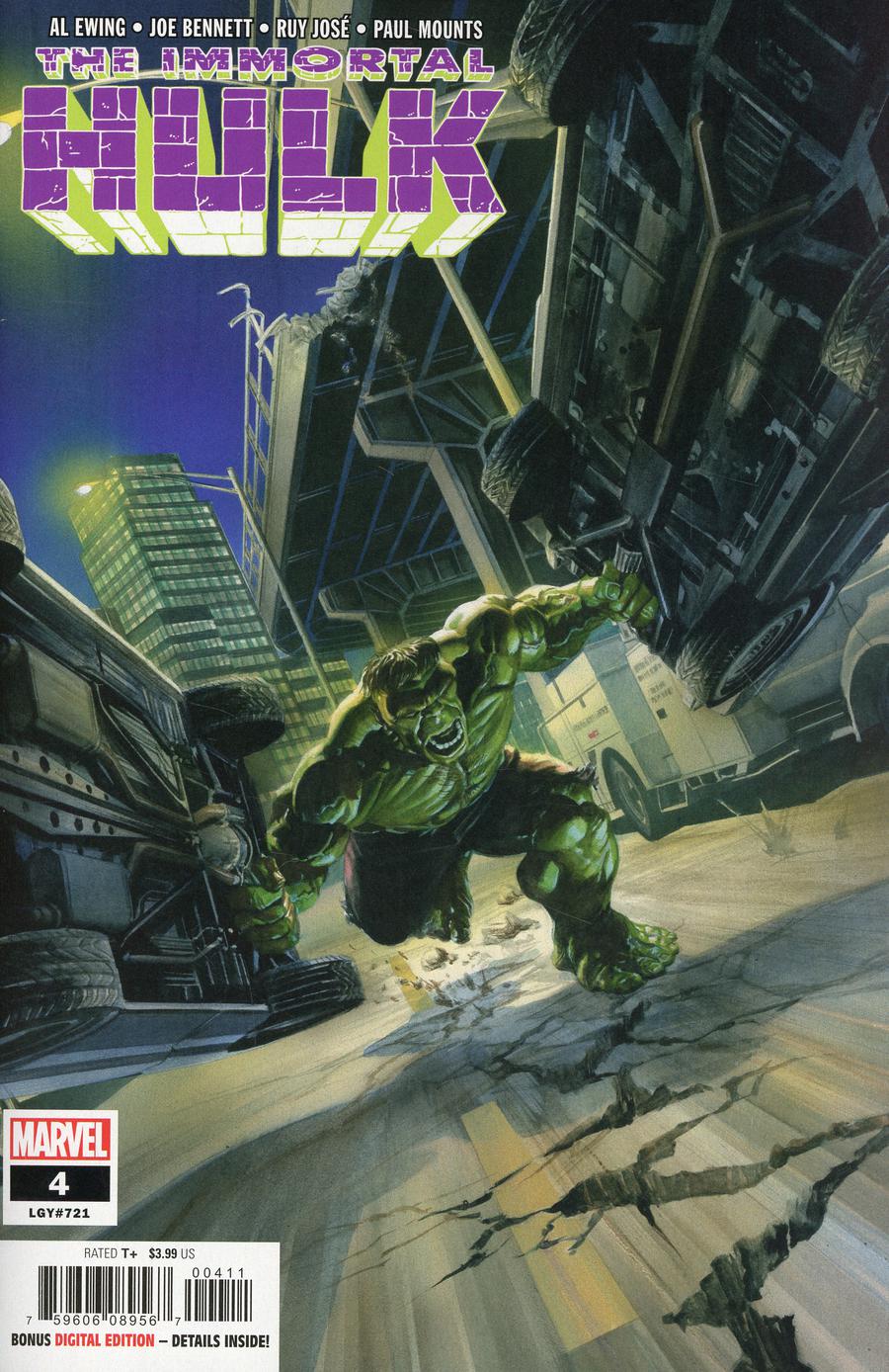 Immortal Hulk #4 Cover A 1st Ptg Regular Alex Ross Cover