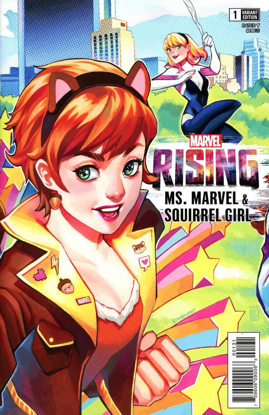 Marvel Rising Ms Marvel Squirrel Girl #1 Cover C Variant Rian Gonzales Connecting Cover (3 Of 4)