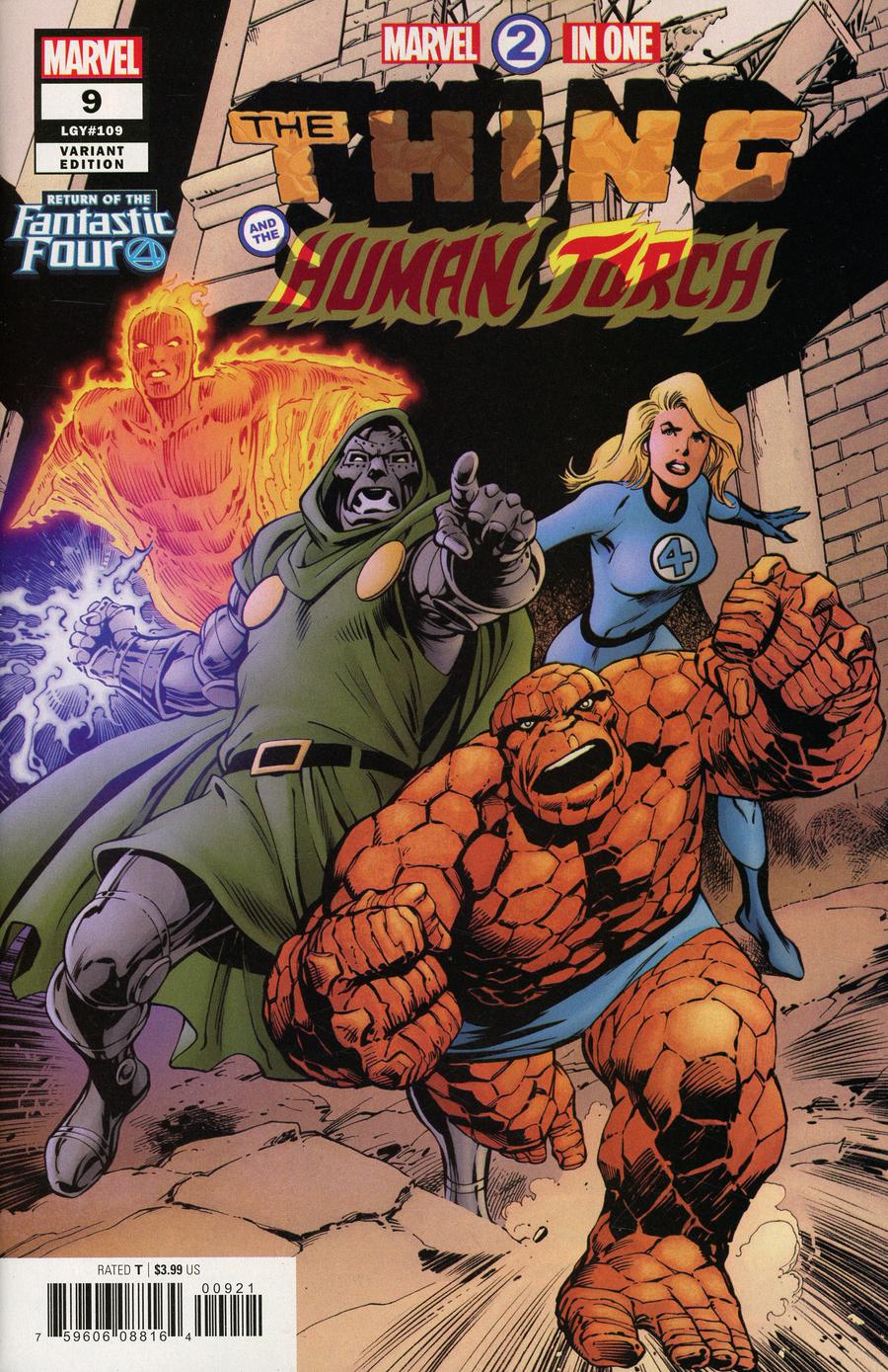 Marvel Two-In-One Vol 3 #9 Cover B Variant Alan Davis Return Of The Fantastic Four Cover