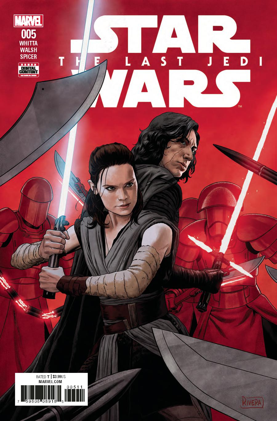 Star Wars Last Jedi Adaptation #5 Cover A Regular Paolo Rivera Cover
