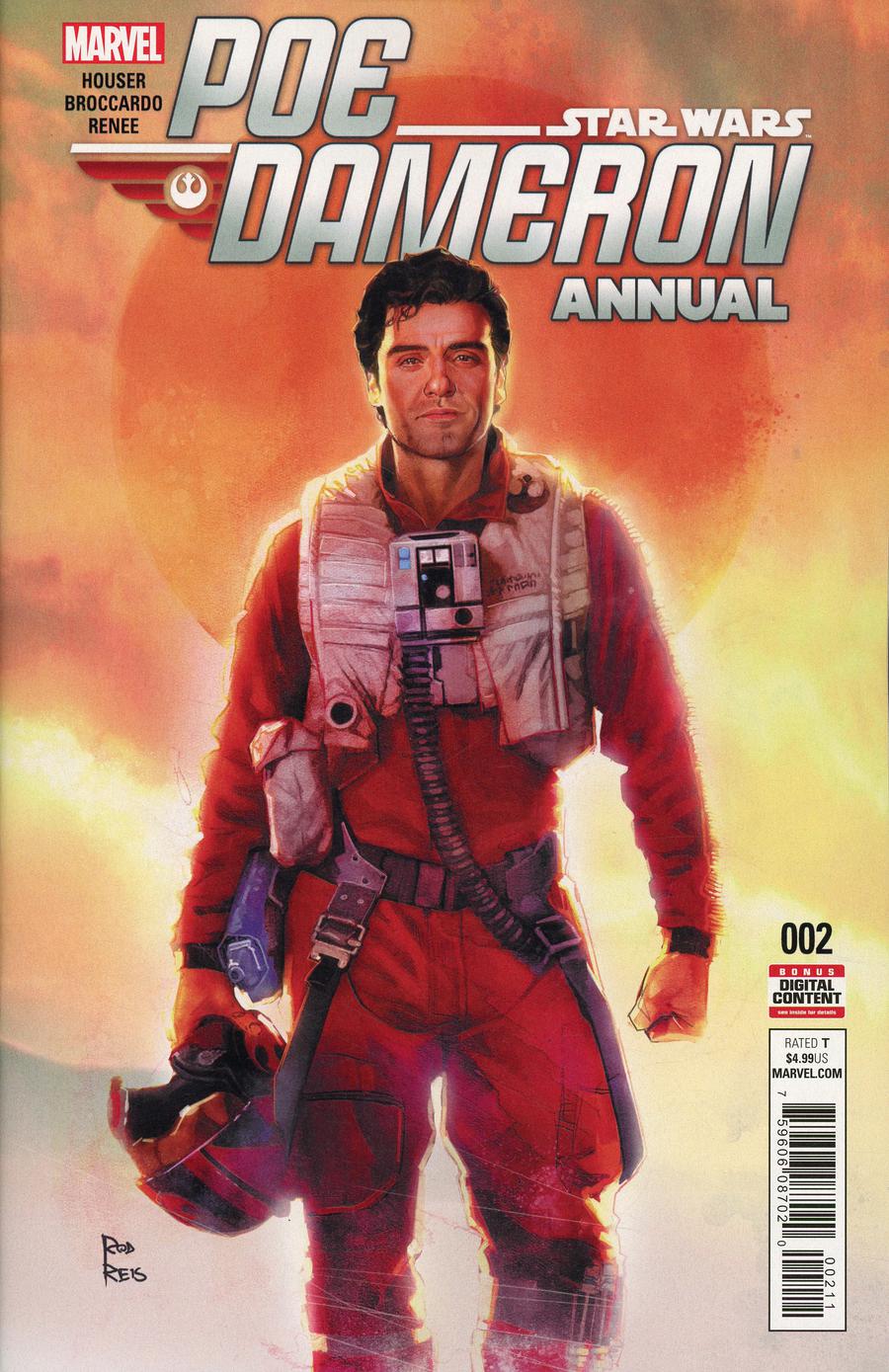 Star Wars Poe Dameron Annual #2 Cover A Regular Rod Reis Cover