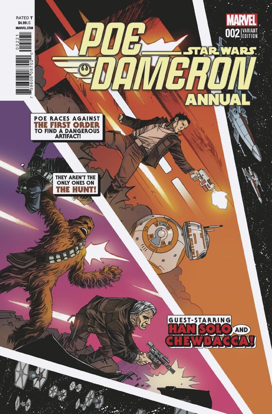Star Wars Poe Dameron Annual #2 Cover B Variant Declan Shalvey Cover
