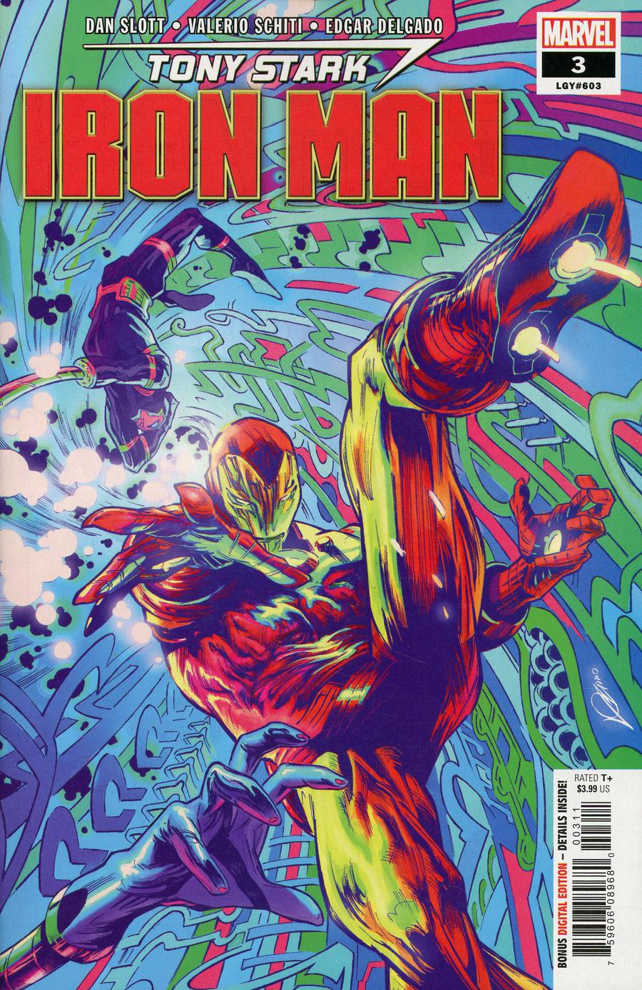 Tony Stark Iron Man #3 Cover A 1st Ptg Regular Alexander Lozano Cover