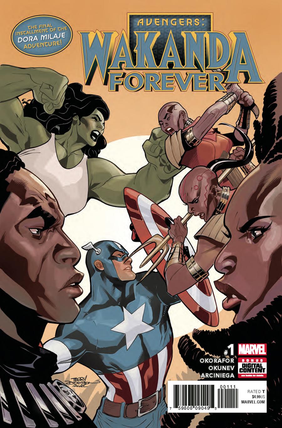 Wakanda Forever Avengers #1 Cover A Regular Terry Dodson Cover