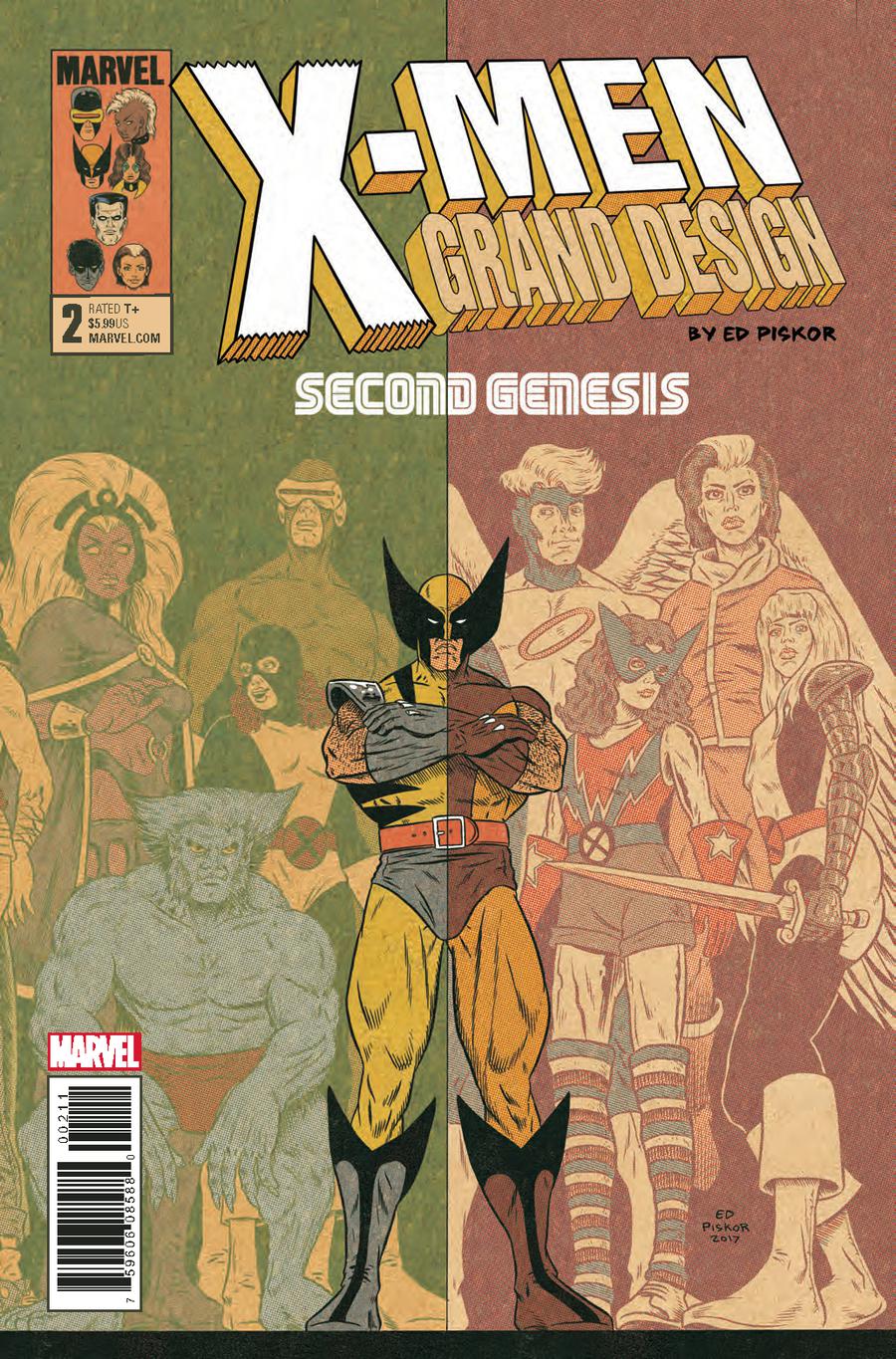 X-Men Grand Design Second Genesis #2 Cover A Regular Ed Piskor Cover