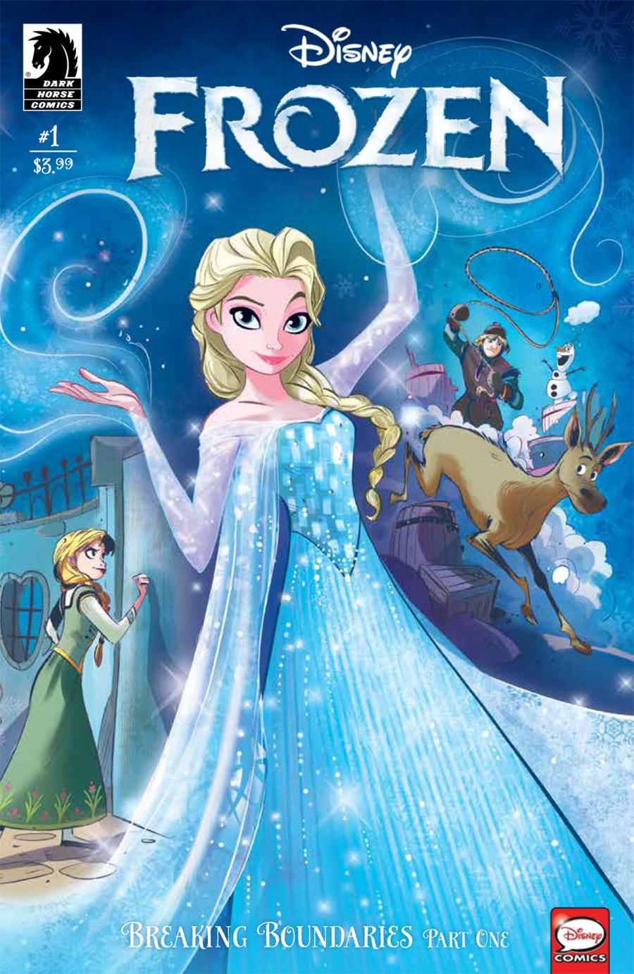 Disney Frozen Breaking Boundaries #1 Cover A Regular Kawaii Creative Studio Cover