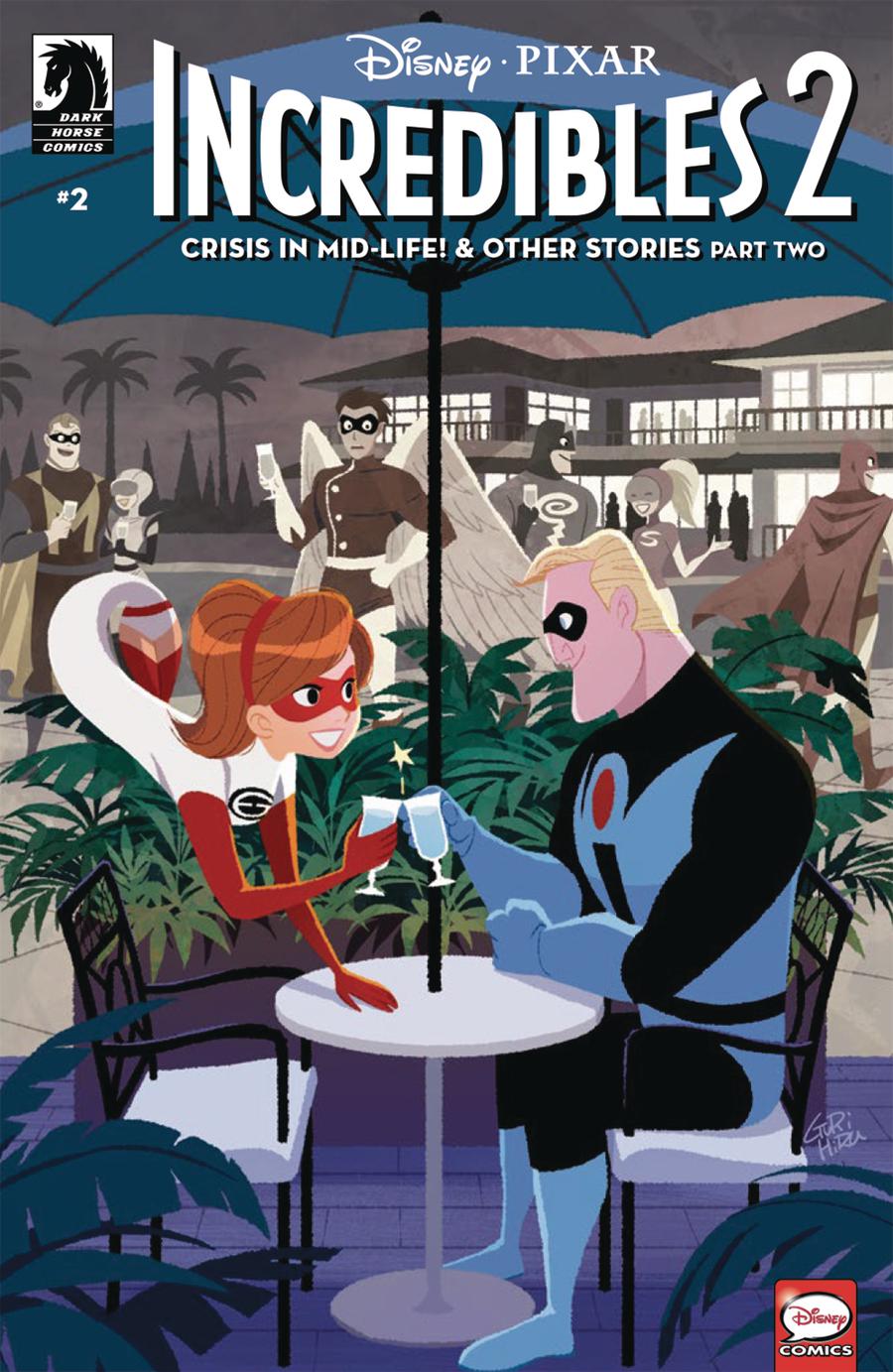 Disney Pixars Incredibles 2 Crisis In Mid-Life & Other Stories #2 Cover A Regular Gurihiru Cover