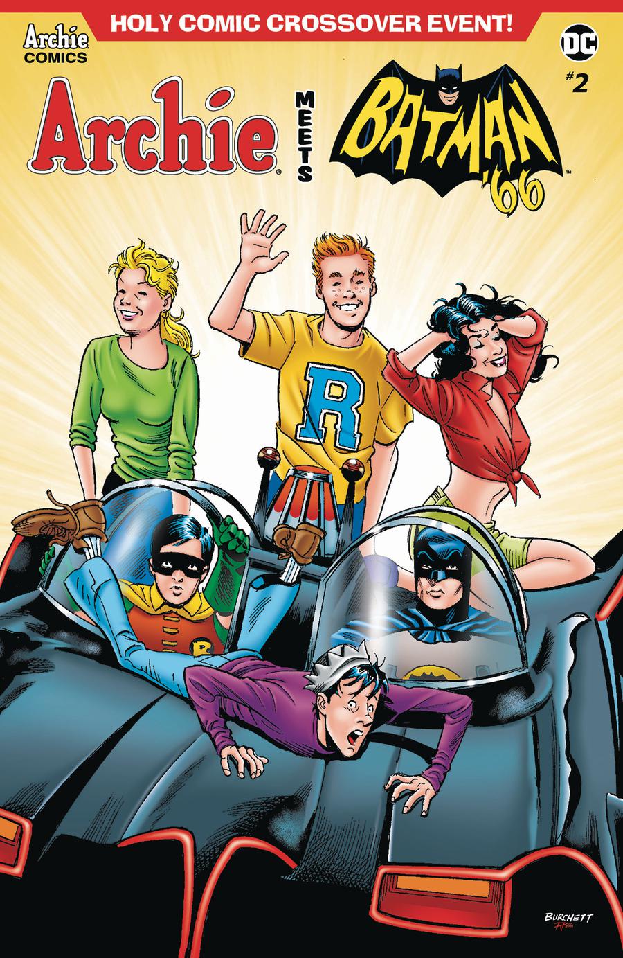 Archie Meets Batman 66 #2 Cover B Variant Rick Burchett & Rosario Tito Pena Cover