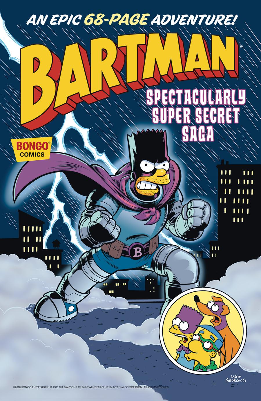 Bartmans Spectaculary Super Secret Saga One Shot