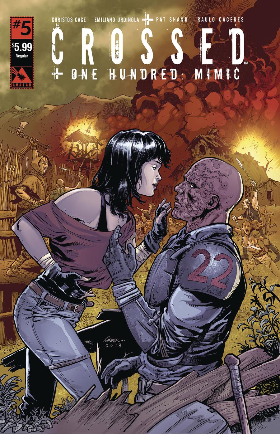 Crossed Plus 100 Mimic #5 Cover A Regular Cover