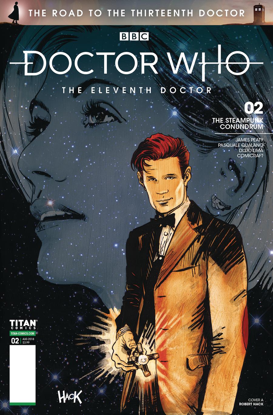 Doctor Who Road To The 13th Doctor #2 11th Doctor Cover A Regular Robert Hack Cover