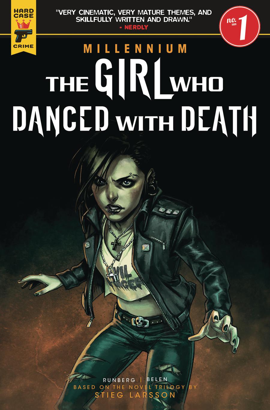 Hard Case Crime Millennium Girl Who Danced With Death #1 Cover B Variant Belen Ortega Cover