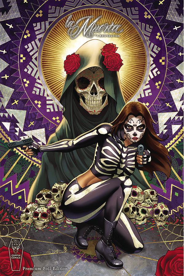 La Muerta Retribution #1 Cover C Variant Sorah Suhng Premium Foil Cover