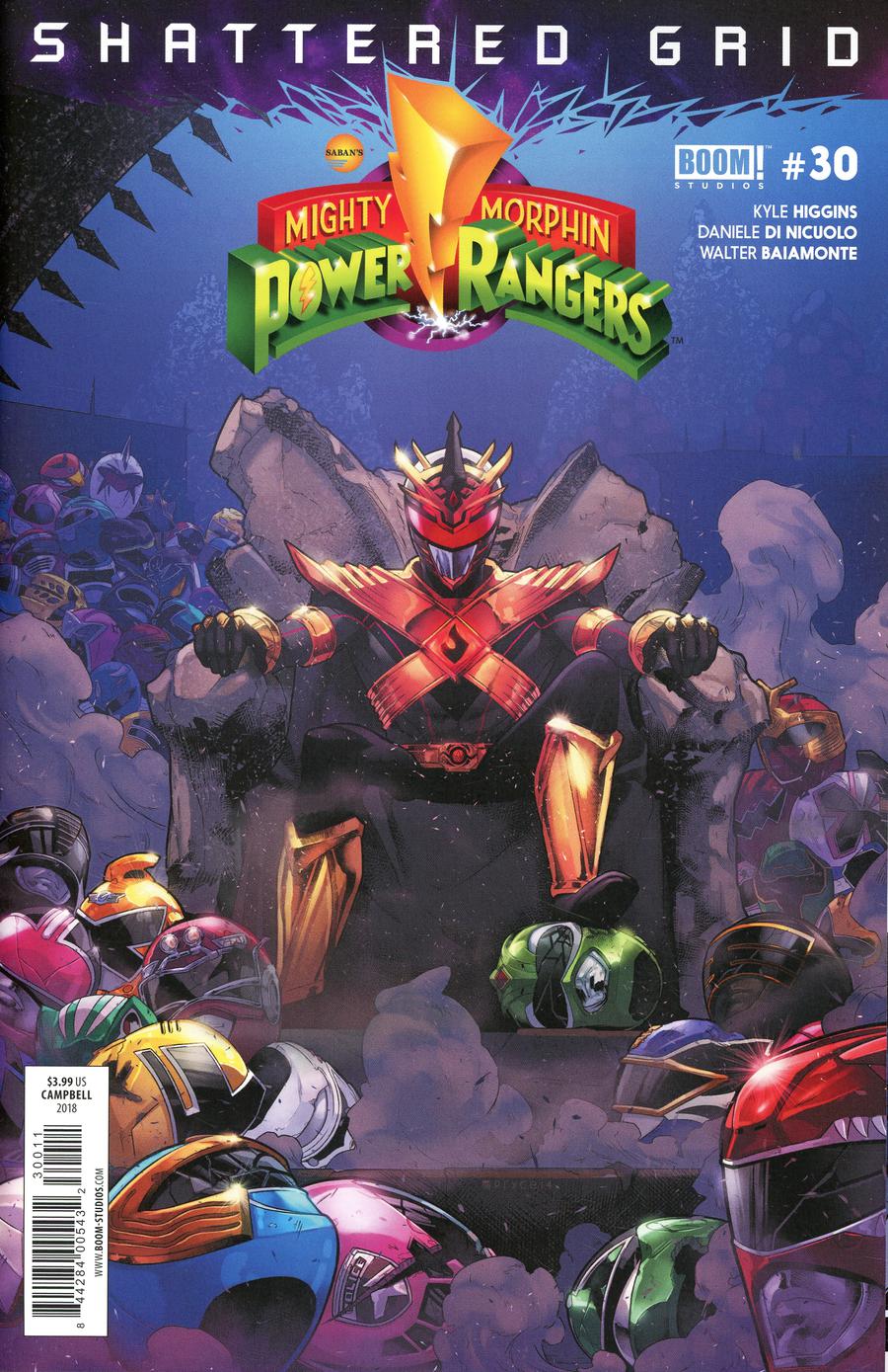 Mighty Morphin Power Rangers (BOOM Studios) #30 Cover A Regular Jamal Campbell Cover (Shattered Grid Tie-In)