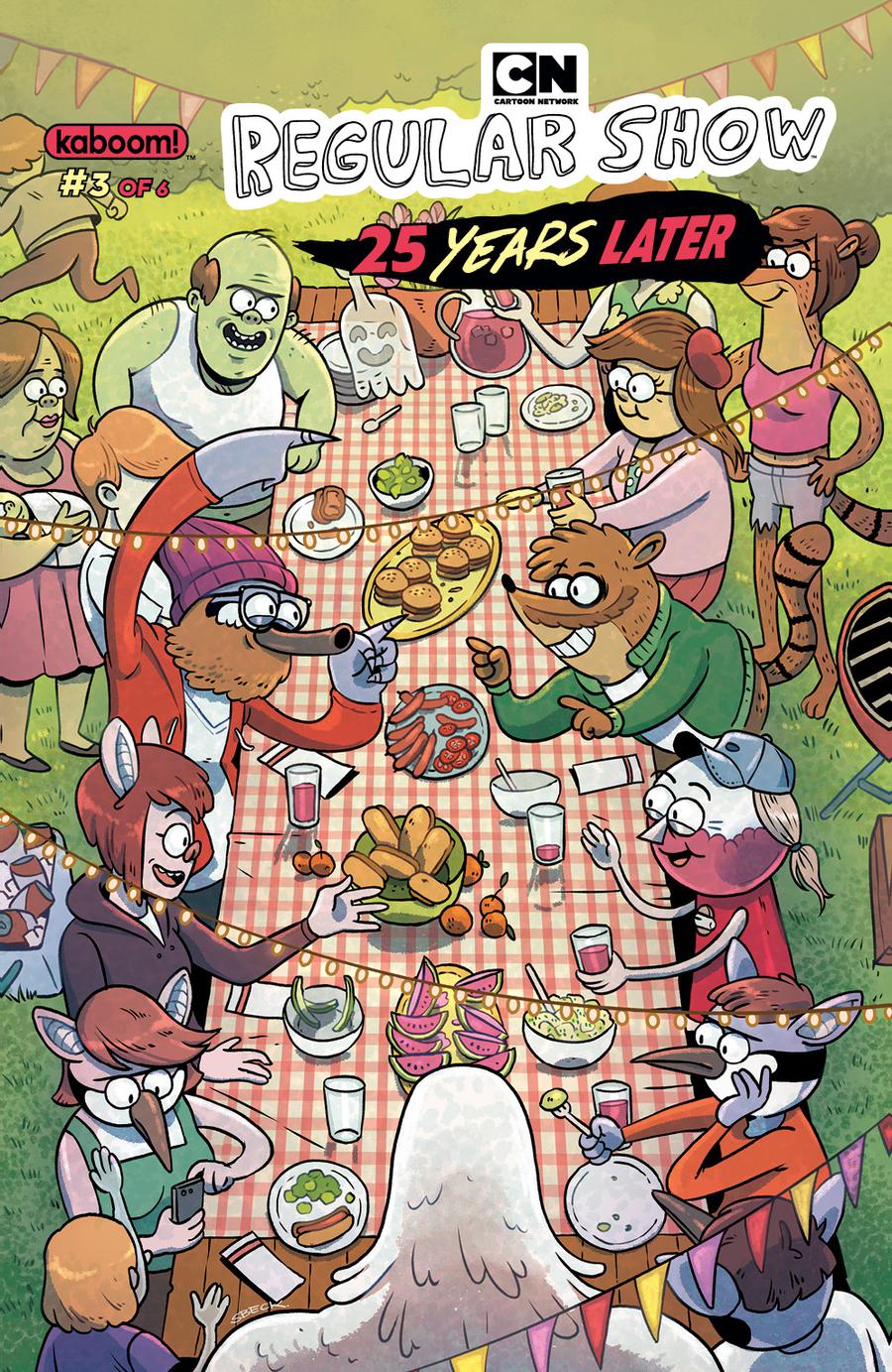 Regular Show 25 Years Later #3 Cover B Variant Sam Beck Subscription Cover