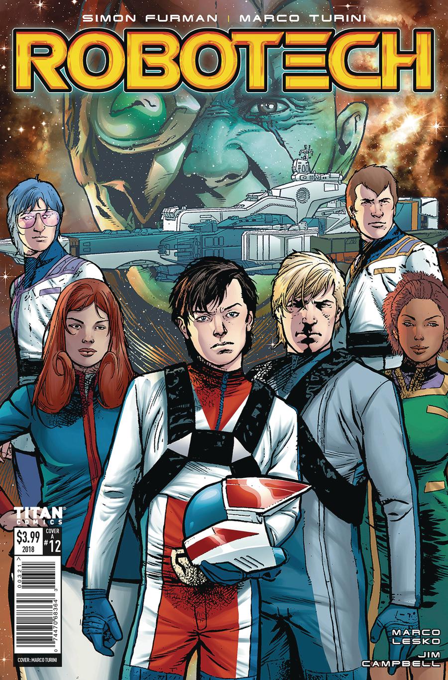 Robotech Vol 3 #12 Cover A Regular Marco Turini Cover